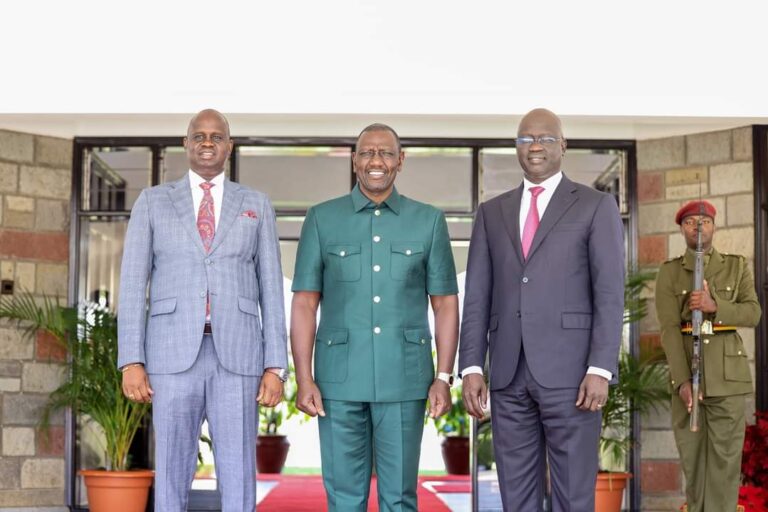 الرئيس الكيني ومبعوث جنوب السودان