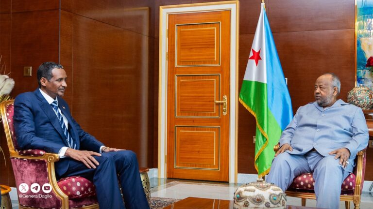 رئيس جيبوتي وحميدتي