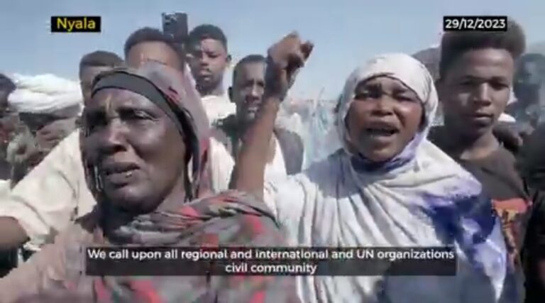 قصف نيالا اليوم