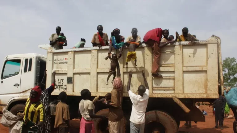 نازحين-من-جبال-النوبة-نحو-دولة-جنوب-السودان