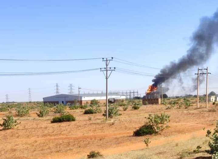 حريق يتلهم الحول