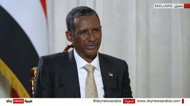 حميدتي اسكاي نيوز