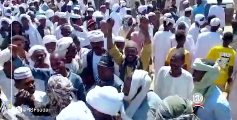 الدعم السريع قرية ابو قرين