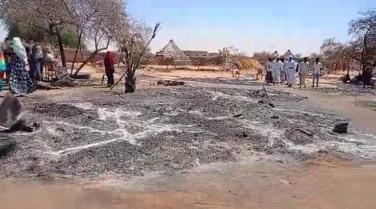 دمار الطيران لمنازل المواطنين بالضعين