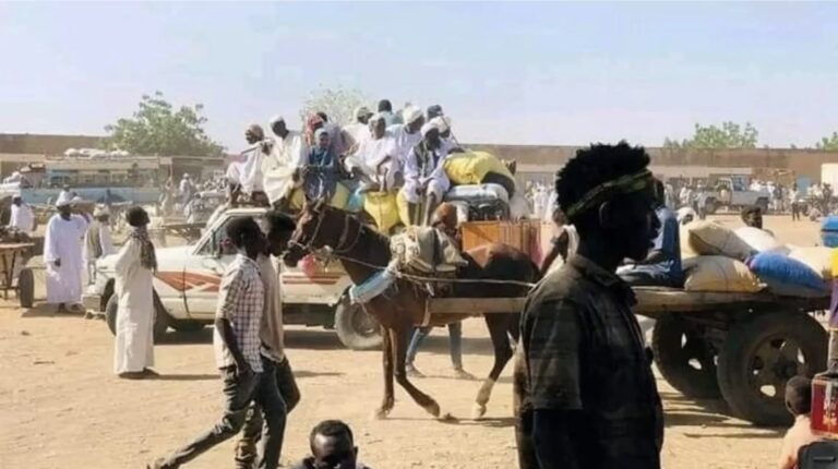 أوضاع اللاجئين في دارفور.