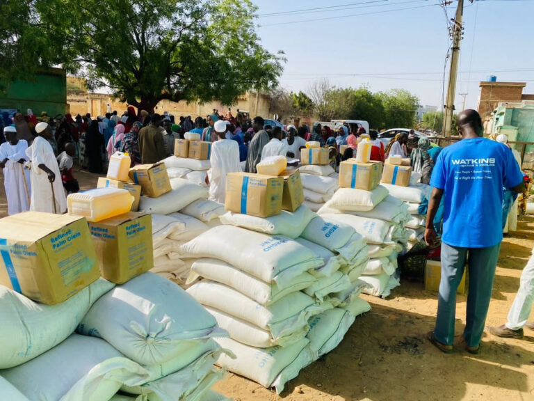 وصول المساعدات دارفور