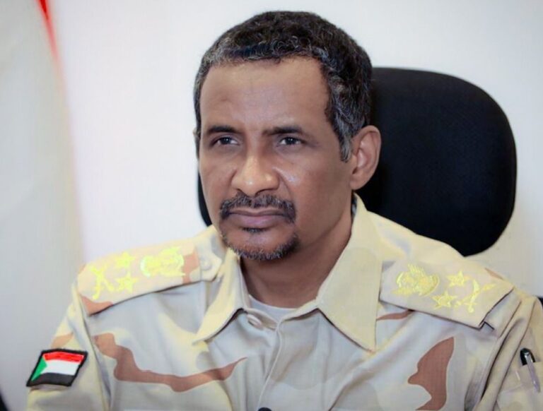 الفريق أول محمد حمدان دقلو، قائد قوات الدعم السريع.