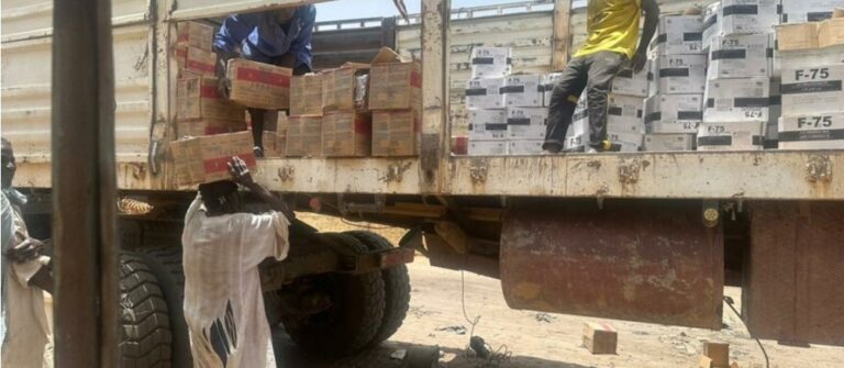 وصول المساعدات الضعين