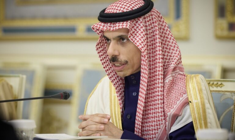 الأمير فيصل بن فرحان آل سعود، وزير الخارجية السعودي.