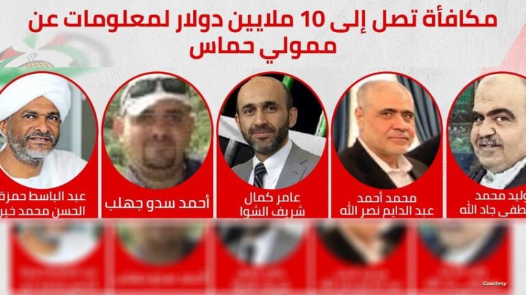 10-ملايين-دولار-مقابل-معلومات-عن-5-ممولي-حماس