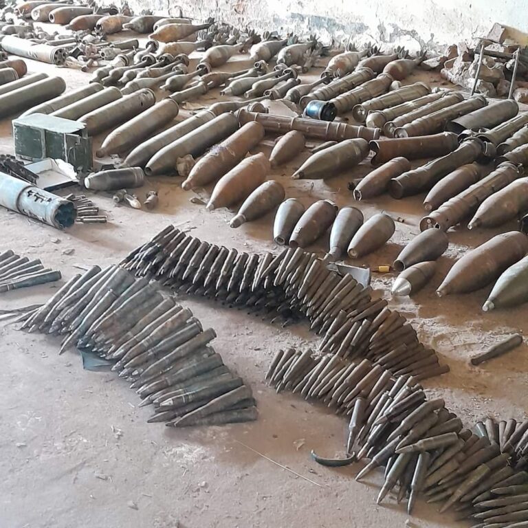 ذخائر-تم-تجميعها-بمدينة-نيالا