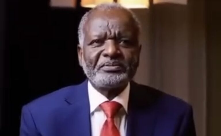 الدكتور سليمان صندل حقار، رئيس حركة العدل والمساواة السودانية.