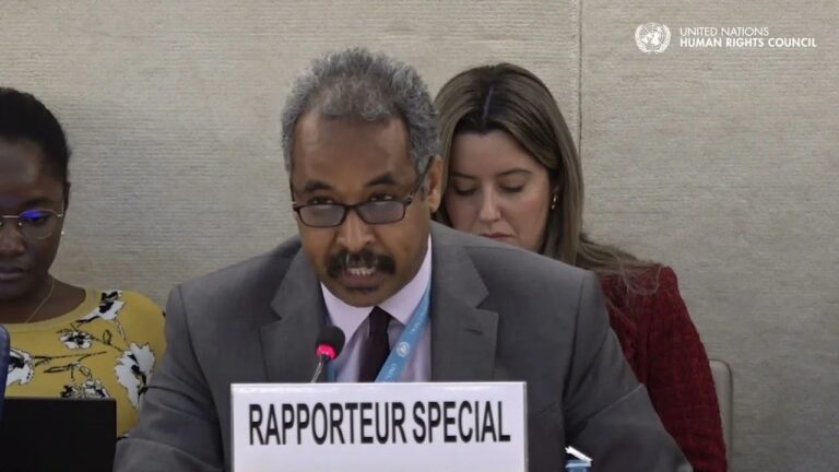 بدعم سوداني ايــ.ــراني.. إريتريا تطالب بإنهاء ولاية مقرر حقوقي سوداني الجنسية بشأن انتهاكـ.ـاتها