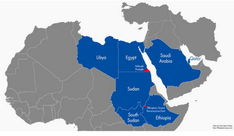 خريطة السودان